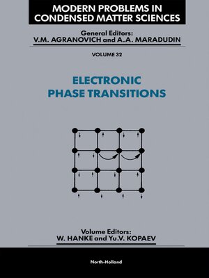 cover image of Electronic Phase Transitions